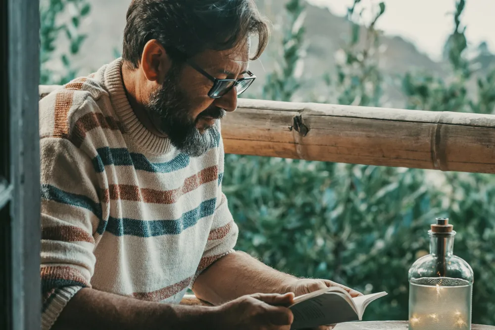 Man reading