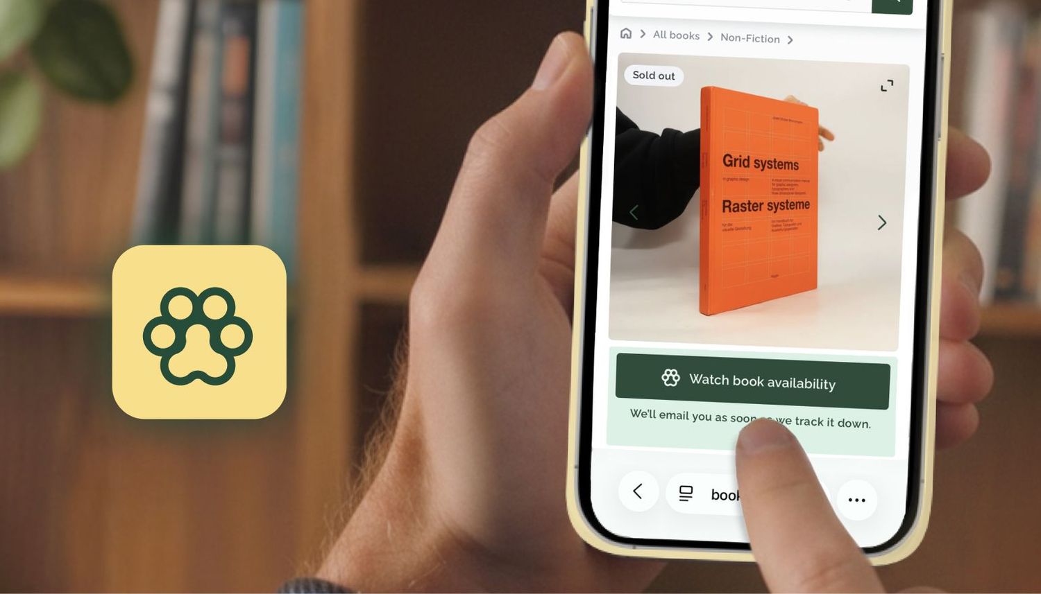 Never miss a book again