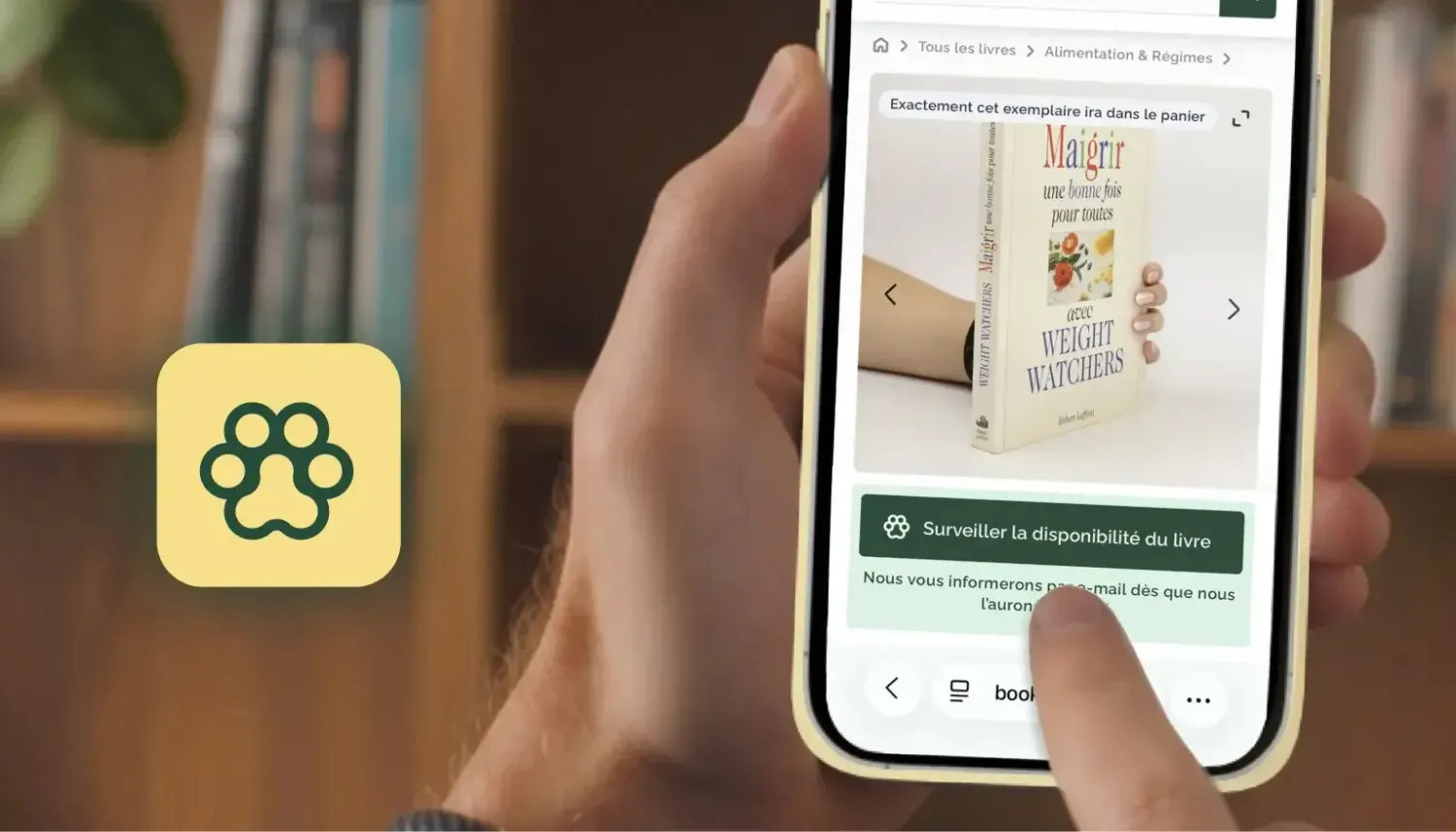 Ne ratez plus un livre avec watchdog