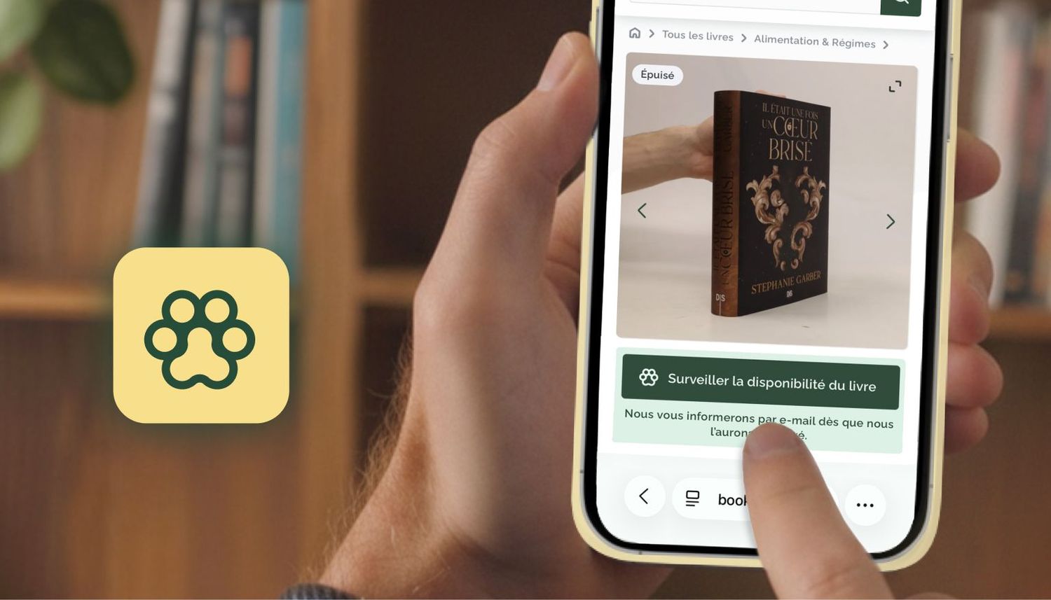 Ne rate plus un livre avec le watchdog