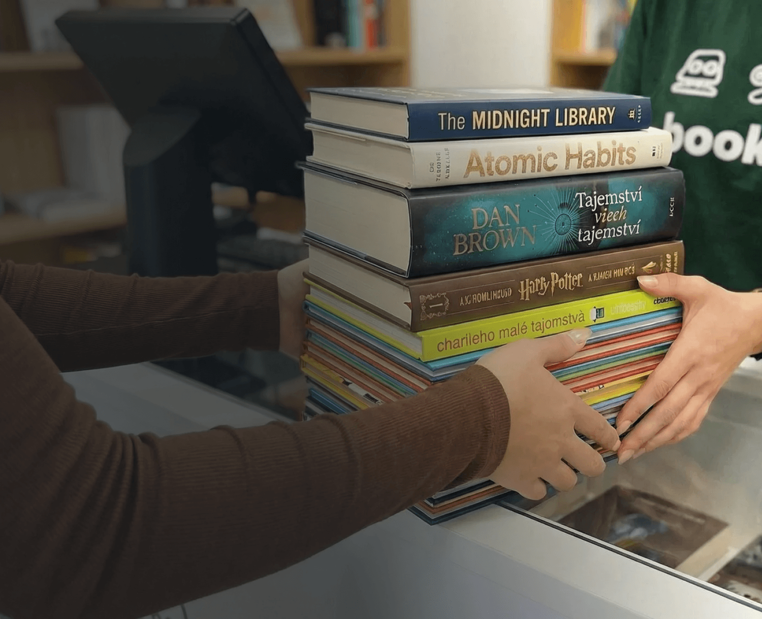 Predaj knihy na pobočke v Bratislave