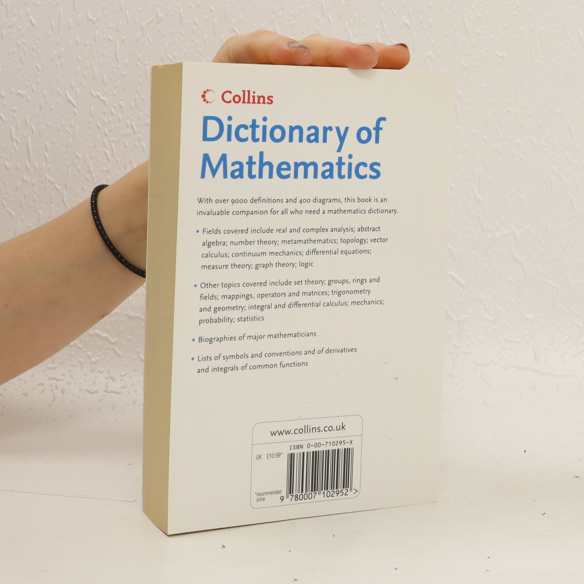 Collins Dictionary of Mathematics Borowski, Ephraim J. knihobot.cz