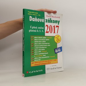 náhled knihy -  Daňové zákony 2017 : úplná znění platná k 1.1.2017