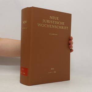 náhled knihy - Neue juristische Wochenschrift 2016. I./S. 1 - 1904