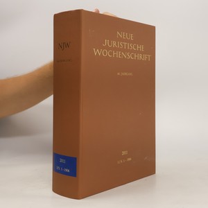 náhled knihy - Neue Juristische Wochenschrift 2011. I/S. 1-1904