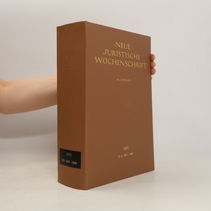 náhled knihy - Neue Juristische Wochenschrift 2003. II/S. 1897-3800