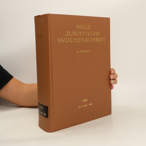 náhled knihy - Neue Juristische Wochenschrift 2001. II/S. 1889 - 3808