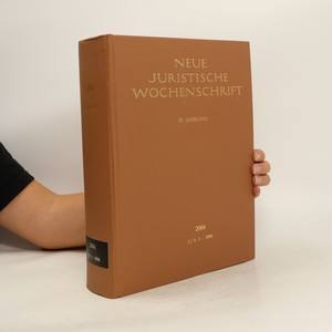 náhled knihy - Neue Juristische Wochenschrift 2004. I/S. 1-1896